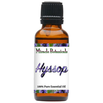 Hyssop Essential Oil (Hyssopus officinalis) - Miracle Botanicals Essential Oils