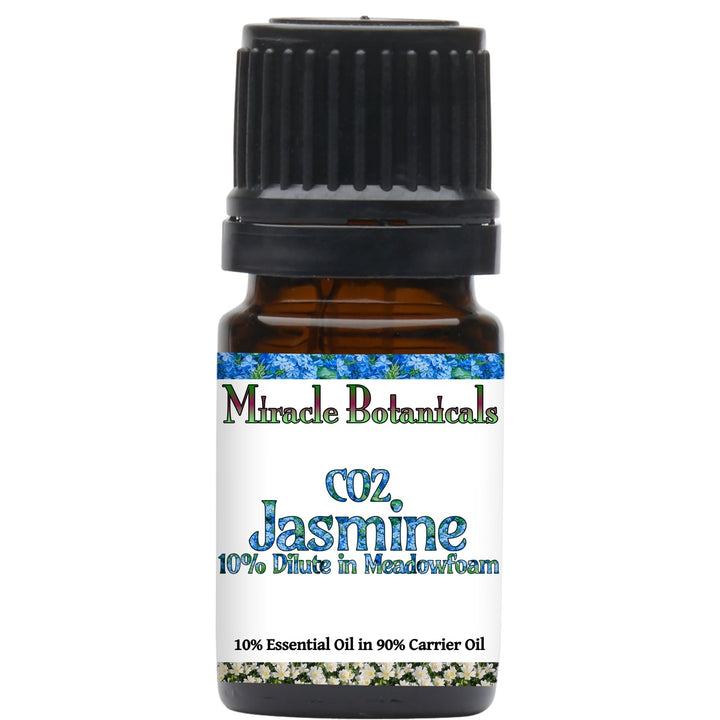 Jasmine CO2 Essential Oil - 10% Dilute in Meadowfoam (10% Pure Jasminum Grandiflorum Preblended in 90% Limnanthes Alba)