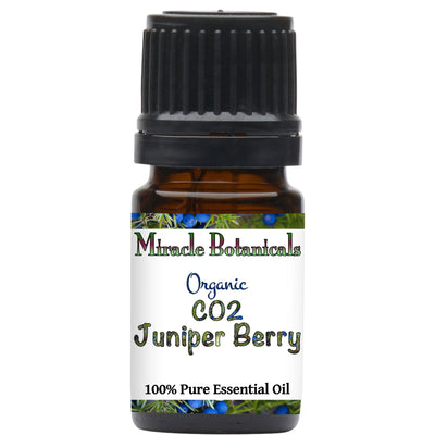 Juniper Berry Essential Oil - Organic - Co2 Extracted (Juniperus Communis) - Miracle Botanicals Essential Oils