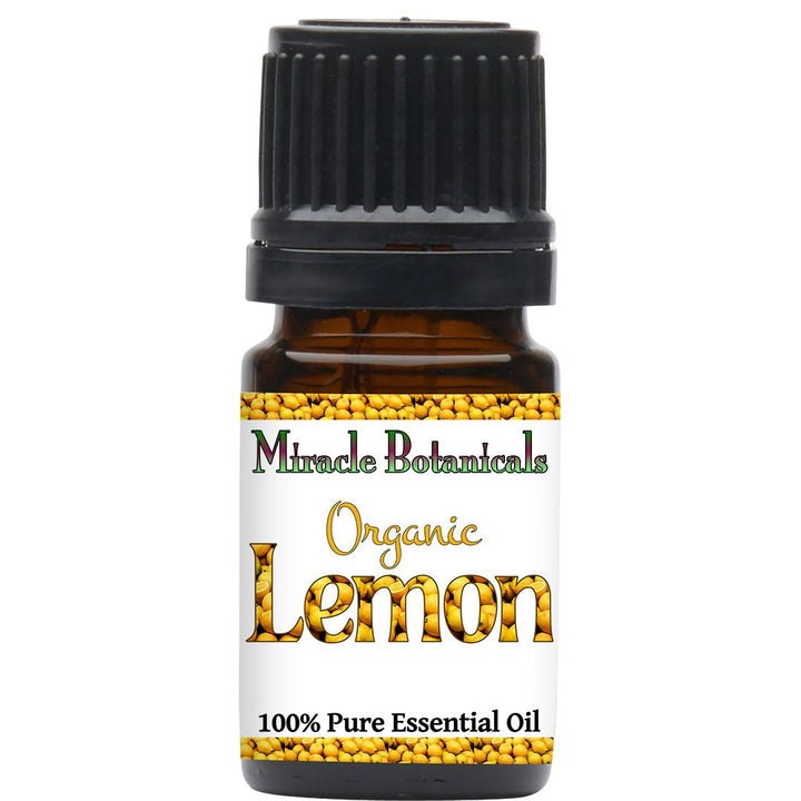 Lemon Essential Oil - Organic (Citrus Limonum) - Miracle Botanicals Essential Oils