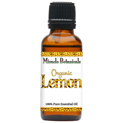 Lemon Essential Oil - Organic (Citrus Limonum) - Miracle Botanicals Essential Oils