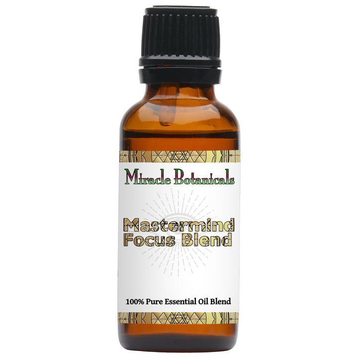 Mastermind (Focus) Essential Oil Blend - 100% Pure Essential Oil Blend For Focus, Attention and Clarity - Miracle Botanicals Essential Oils