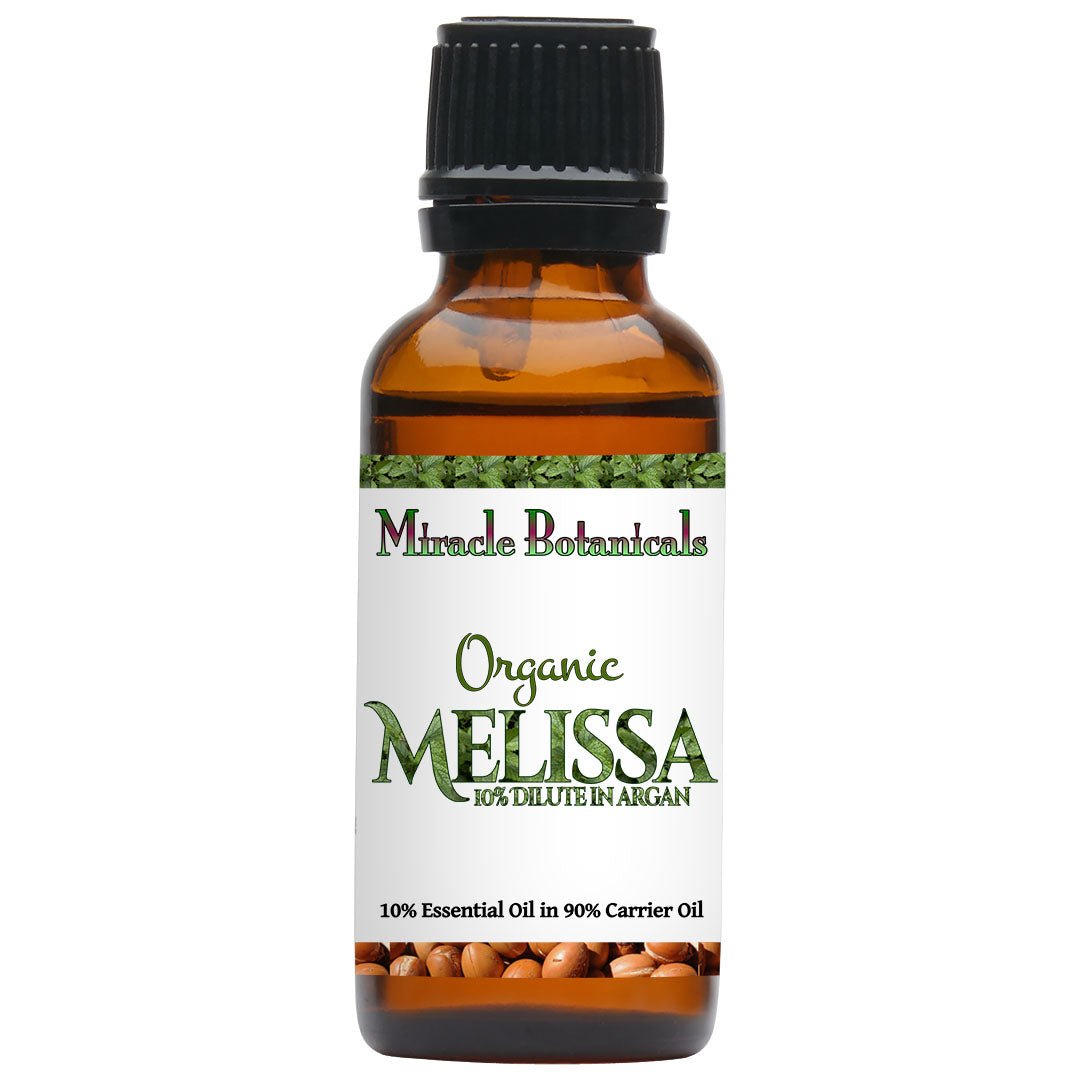 Melissa Essential Oil (Lemonbalm) - Organic (Melissa Officinalis) - Miracle Botanicals Essential Oils