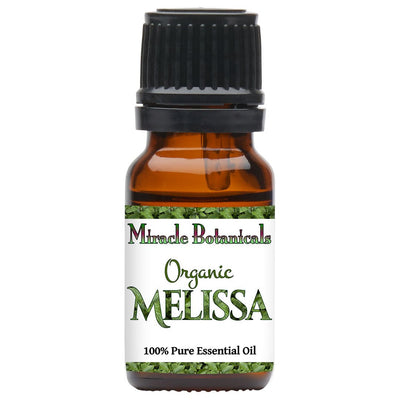 Melissa Essential Oil (Lemonbalm) - Organic (Melissa Officinalis) - Miracle Botanicals Essential Oils