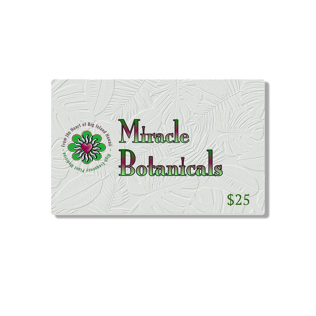 Miracle Botanicals Essential Oils Gift Certificate - Miracle Botanicals Essential Oils