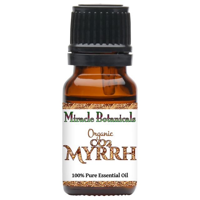 Myrrh Essential Oil - CO2 Extracted - Organic (Commiphora Myrrha) - Miracle Botanicals Essential Oils