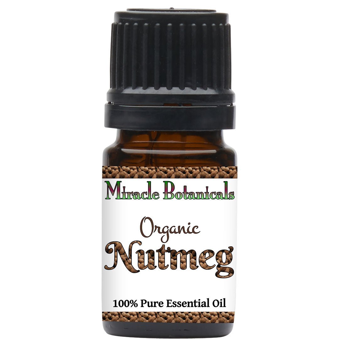 Nutmeg Essential Oil - Organic (Myristica Fragrans) - Miracle Botanicals Essential Oils