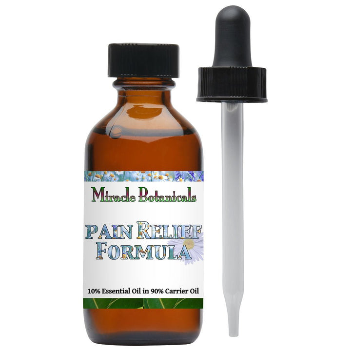 Pain Relief Essential Oil Formula - Essential Oils and Carrier Oils for Pain Relief - Miracle Botanicals Essential Oils