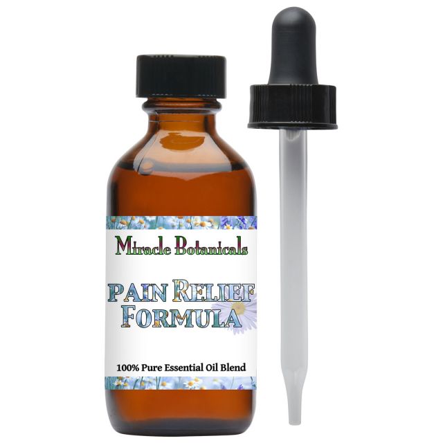Pain Relief Essential Oil Formula - Essential Oils and Carrier Oils for Pain Relief - Miracle Botanicals Essential Oils