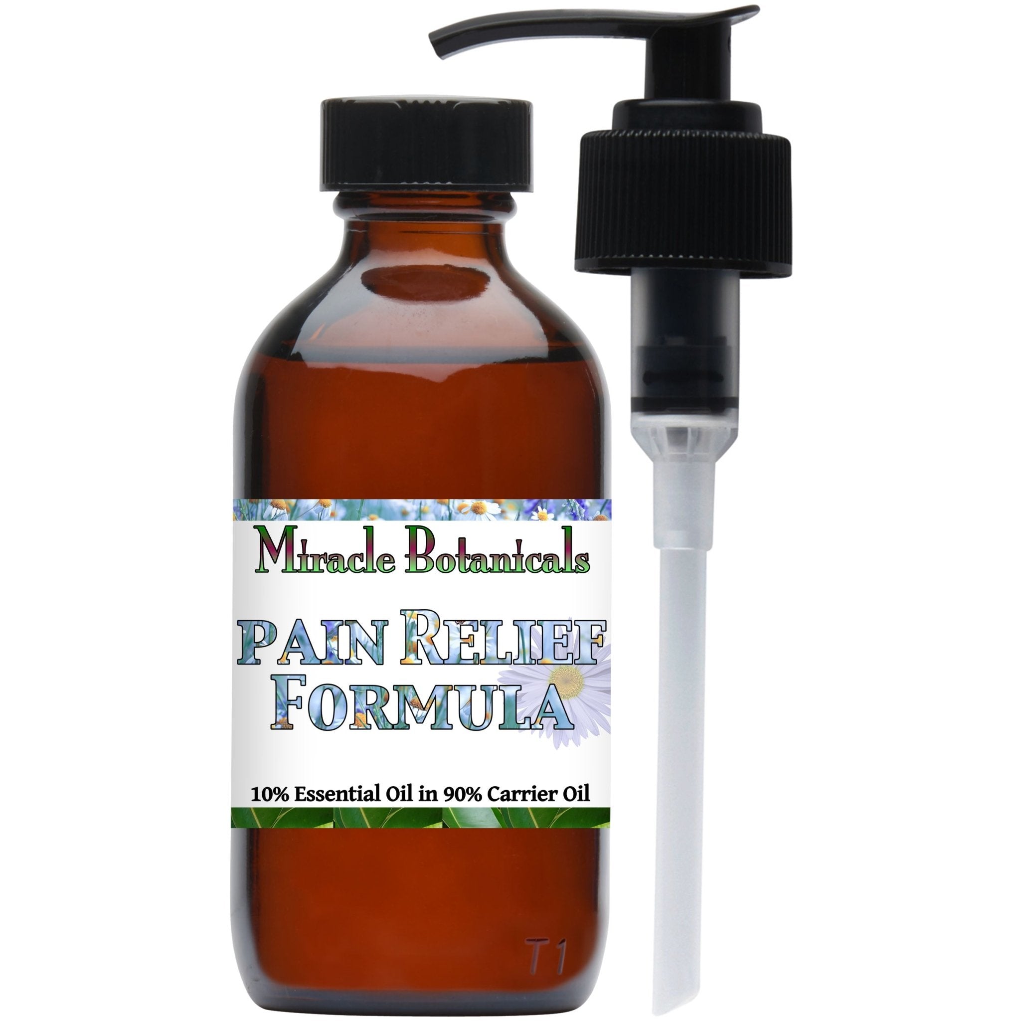 Pain Relief Essential Oil Formula - Essential Oils and Carrier Oils for Pain Relief - Miracle Botanicals Essential Oils