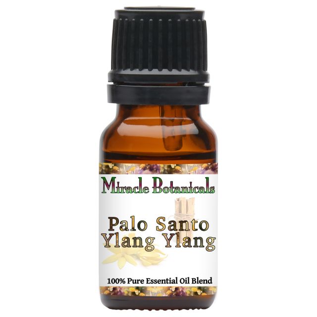 Palo Santo Ylang Ylang Essential Oil Blend - 100% Pure Essential Oil Blend - Miracle Botanicals Essential Oils