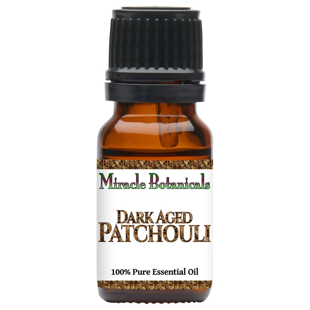 Patchouli Essential Oil - Premium Dark Aged (Pogostemon Cablin) - Miracle Botanicals Essential Oils