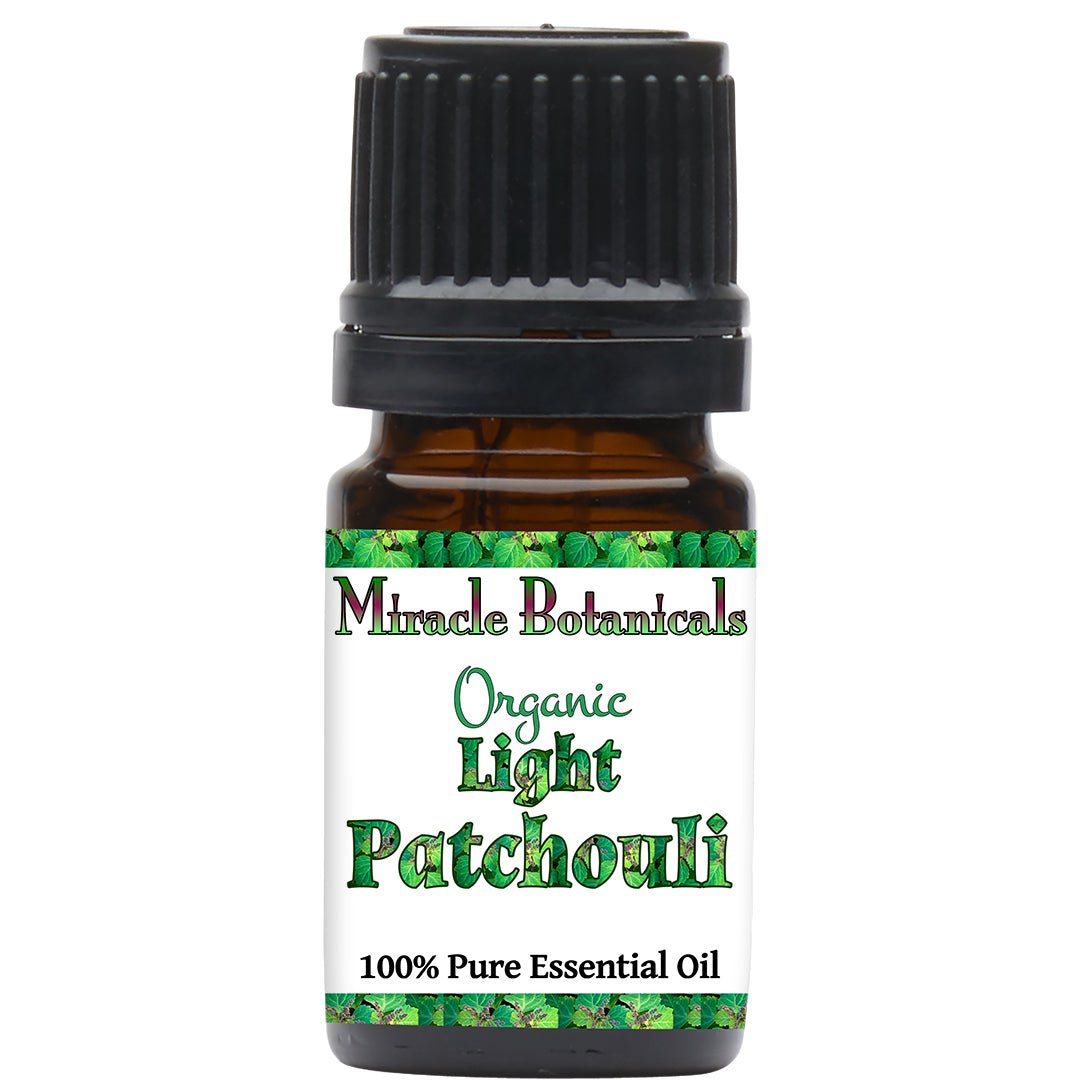 Patchouli (Light) Essential Oil - Organic (Pogostemon Cablin Benth.) - Miracle Botanicals Essential Oils
