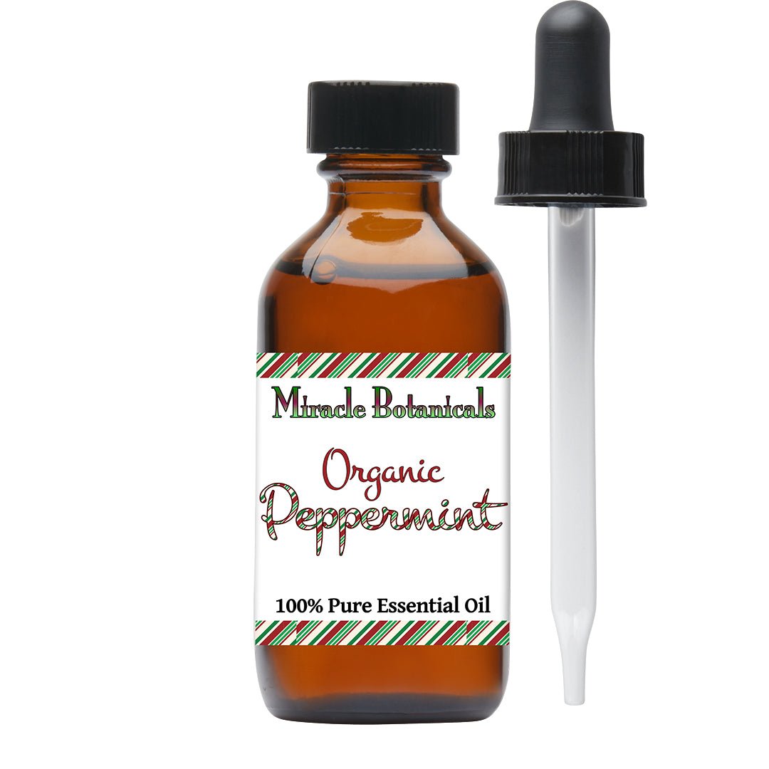 Peppermint Essential Oil - Organic (Mentha Piperita) - Miracle Botanicals Essential Oils
