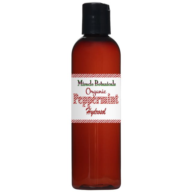 Peppermint (Organic) Hydrosol (Mentha Piperita - Miracle Botanicals Essential Oils