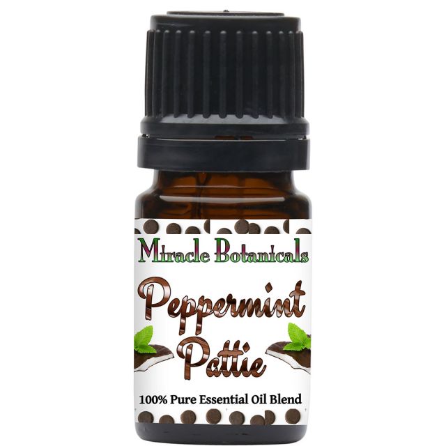 Peppermint Pattie Essential Oil Blend - 100% Pure Essential Oil Blend of Chocolate-y, Minty Bliss - Miracle Botanicals Essential Oils