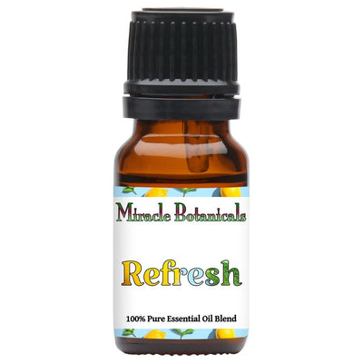 Refresh Essential Oil Blend - 100% Pure Essential Oil Blend for - Miracle Botanicals Essential Oils