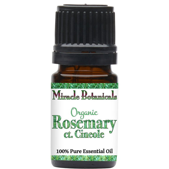 Rosemary Cineole Essential Oil - Organic (Rosmarinus Officinalis ct Cineole) - Miracle Botanicals Essential Oils