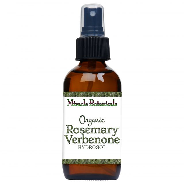 Rosemary Verbenone Hydrosol - Organic (Rosmarinus Officinalis) - Miracle Botanicals Essential Oils