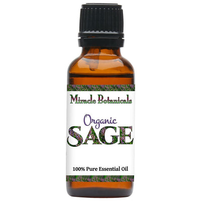 Sage Essential Oil - Organic (Salvia Officinalis) - Miracle Botanicals Essential Oils