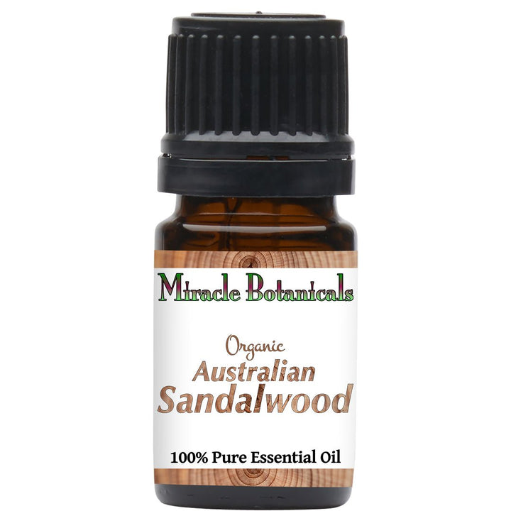 Sandalwood Essential Oil - Organic - Australia (Santalum Spicatum) - Miracle Botanicals Essential Oils
