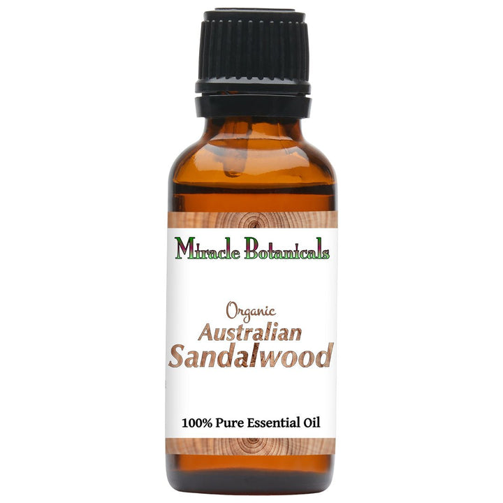 Sandalwood Essential Oil - Organic - Australia (Santalum Spicatum) - Miracle Botanicals Essential Oils