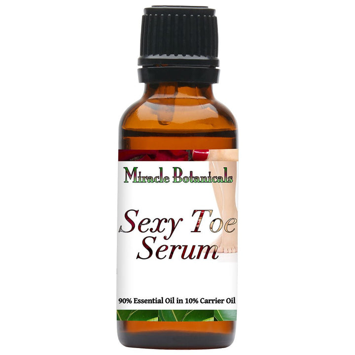 Sexy Toe Serum Essential Oil Blend - 100% Pure or Diluted Toenail Fungus and Athletes Foot FormulaFoot - Miracle Botanicals Essential Oils