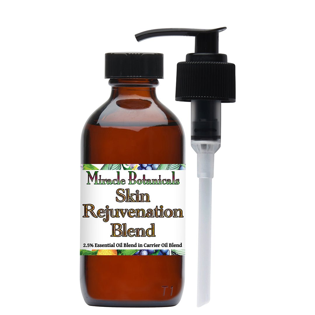 Skin Rejuvenation Blend - Potent Rejuvenating (Anti-Aging) Essential Oils and Carrier Oils - Miracle Botanicals Essential Oils