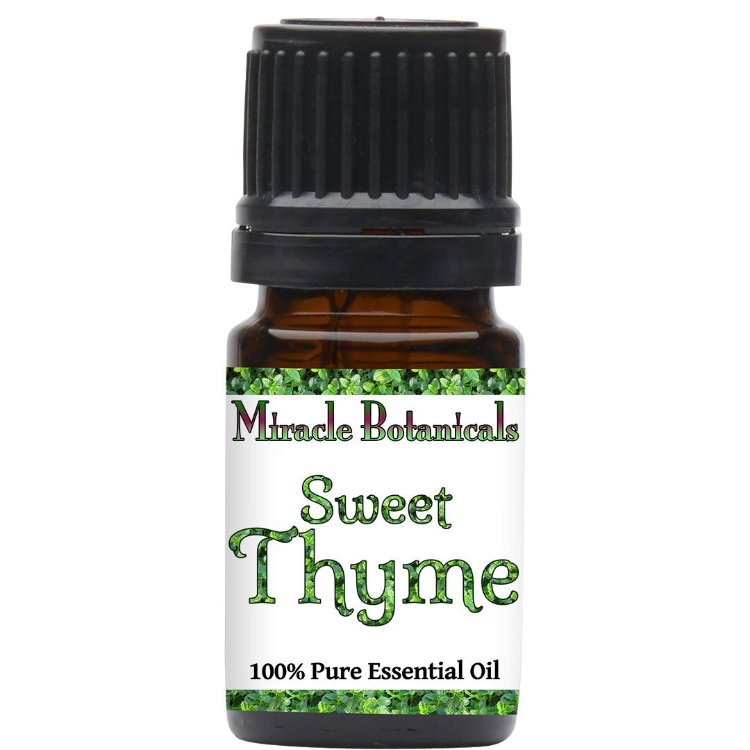 Thyme Essential Oil (Sweet) (Thymus Vulgaris ct. Linalool) - Miracle Botanicals Essential Oils