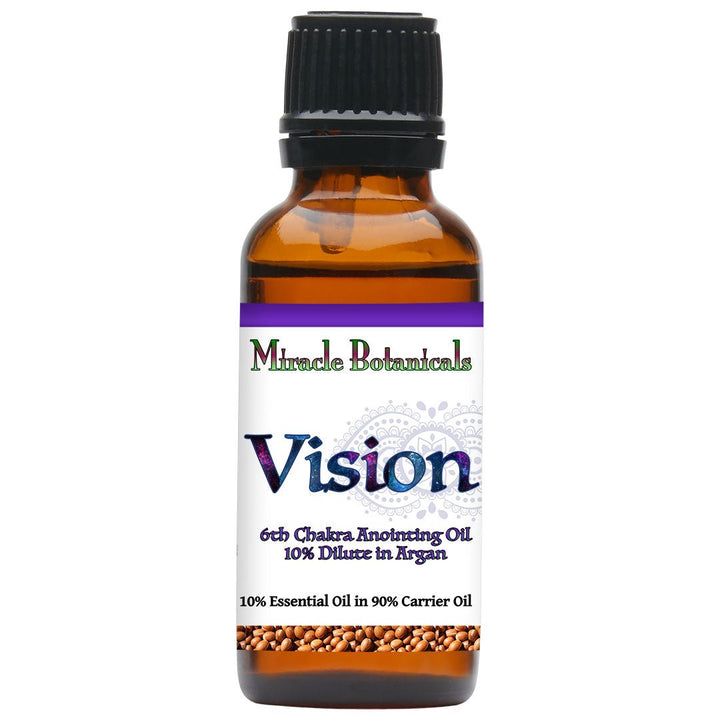 Vision - 6th Chakra Essential Oil Blend for Balancing Third Eye Chakra - Miracle Botanicals Essential Oils