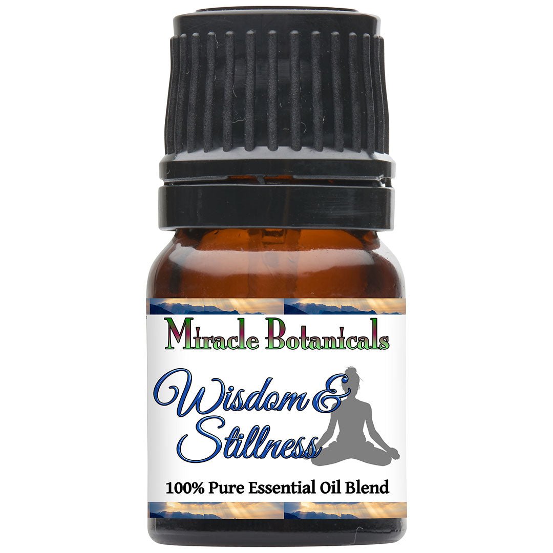 Wisdom & Stillness Essential Oil Blend - 100% Pure Essential Oil Blend for Meditation and Clarity - Miracle Botanicals Essential Oils